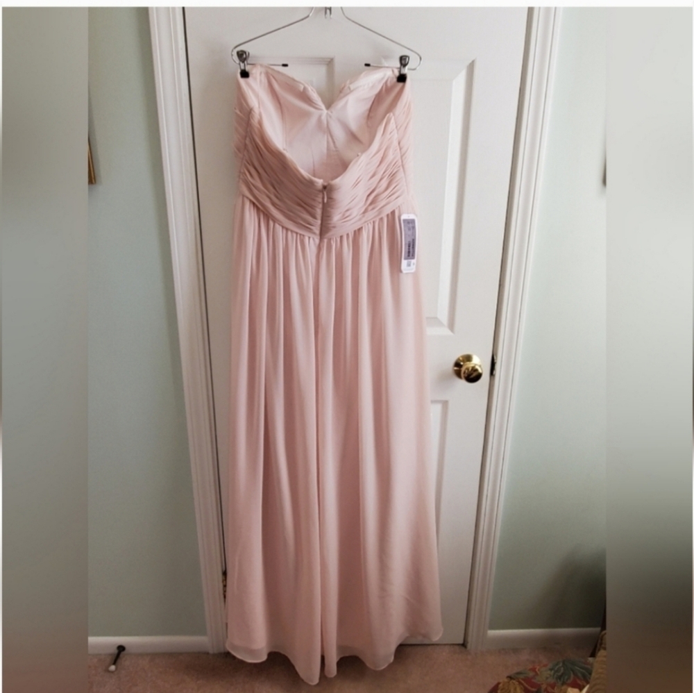 NEW Azazie Bridesmaid Gown. Blush Pink. Size 14. - Picture 2 of 10